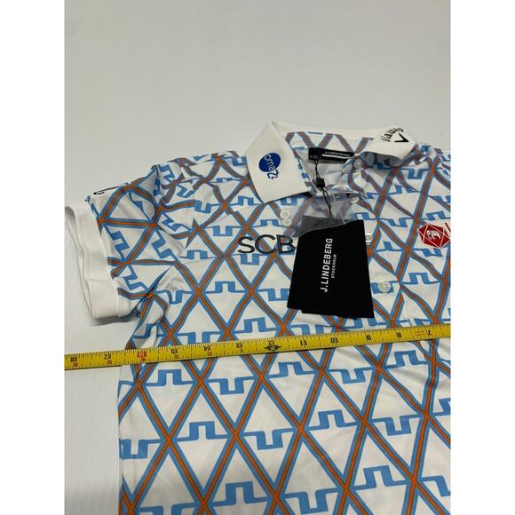 New J.Lindeberg Polo SCB SCG Callaway Multicolor M Women's A1 - Picture 3 of 8